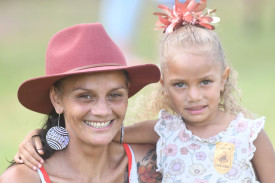 Kellie Milne and her daughter Aiyana