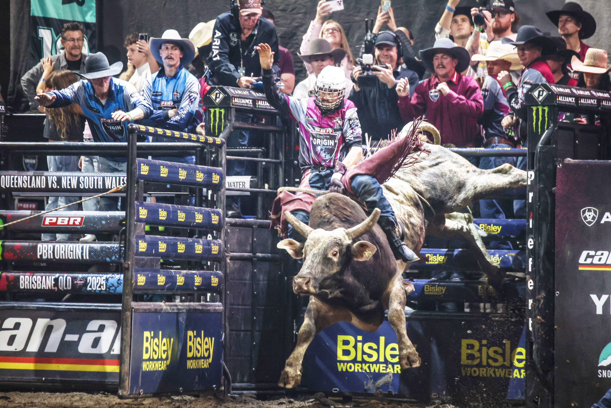 Mareeba cowboy Kurt Shephard (pictured) currently leads the Australian PBR and will be returning to his home soil to compete at this weekend’s rodeo.
