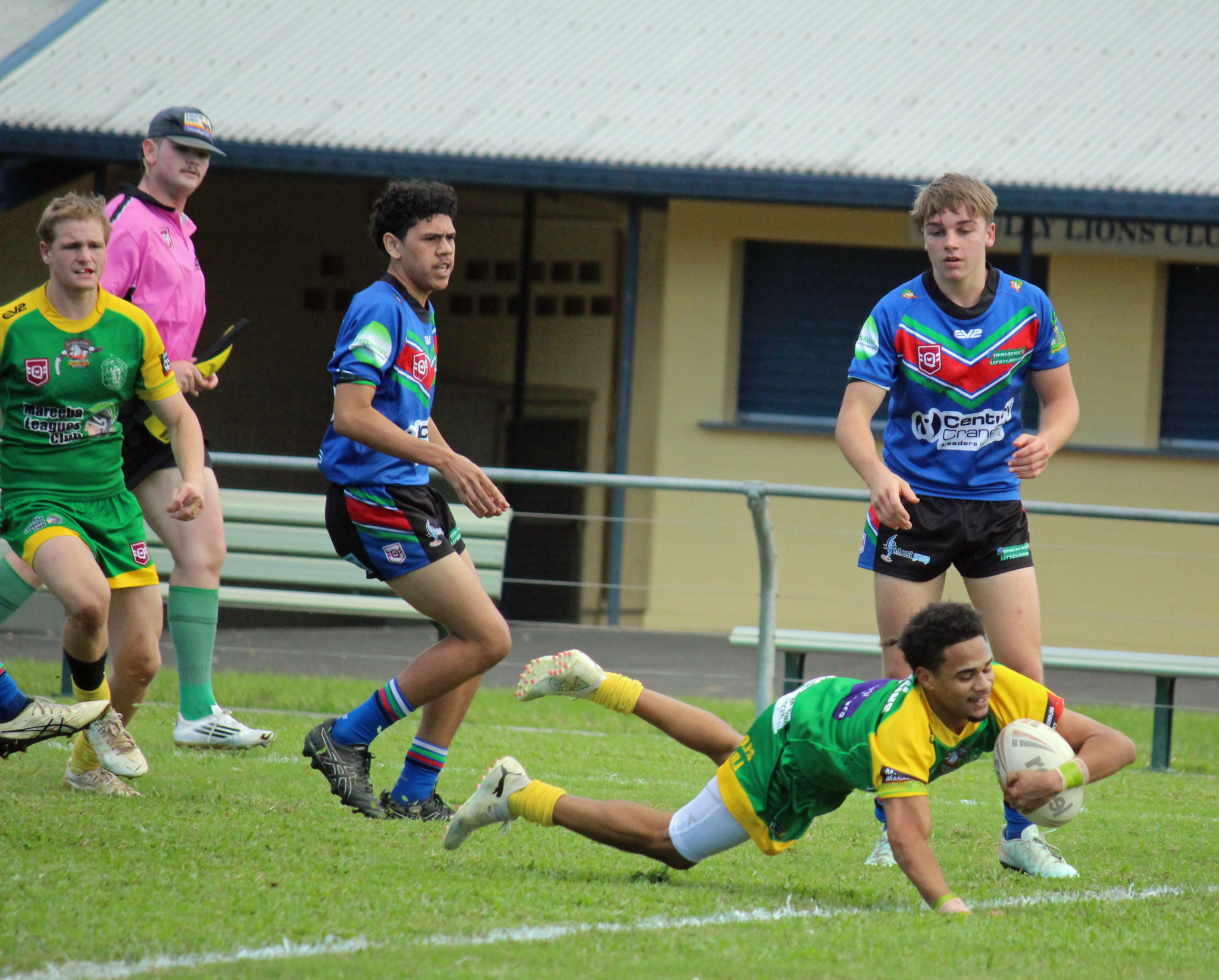 Mareeba Under 19s winger Nelson Madua scored a double in their narrow win against Innisfail Leprechauns at the weekend. PHOTO: Maria Girgenti.