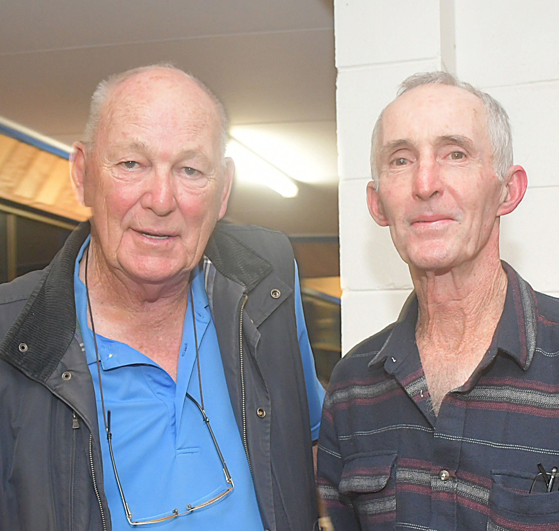1975 players Mick Fleming and Steve Peressini.