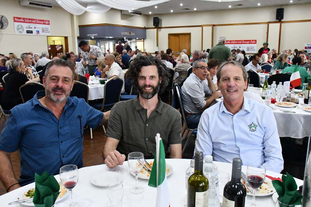 Angelo Aurelio, Dave Cann and Luigi Borgo.