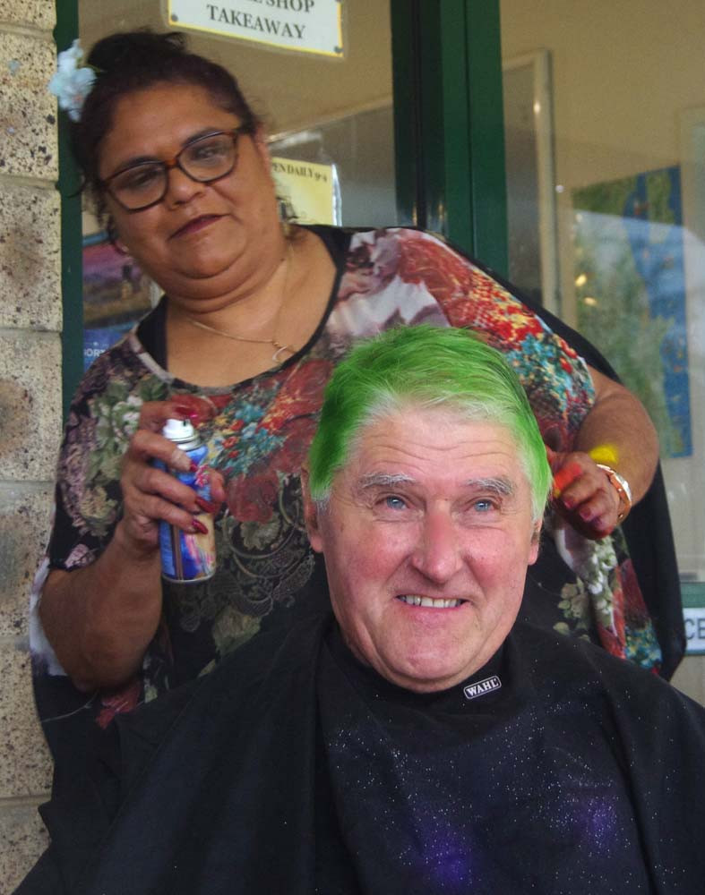 Staying true to his Irish heritage: Normally conservative in nature, Millaa Millaa Lions member Pat Reynolds showed a more flamboyant side of himself and unleashed his “inner leprechaun”.