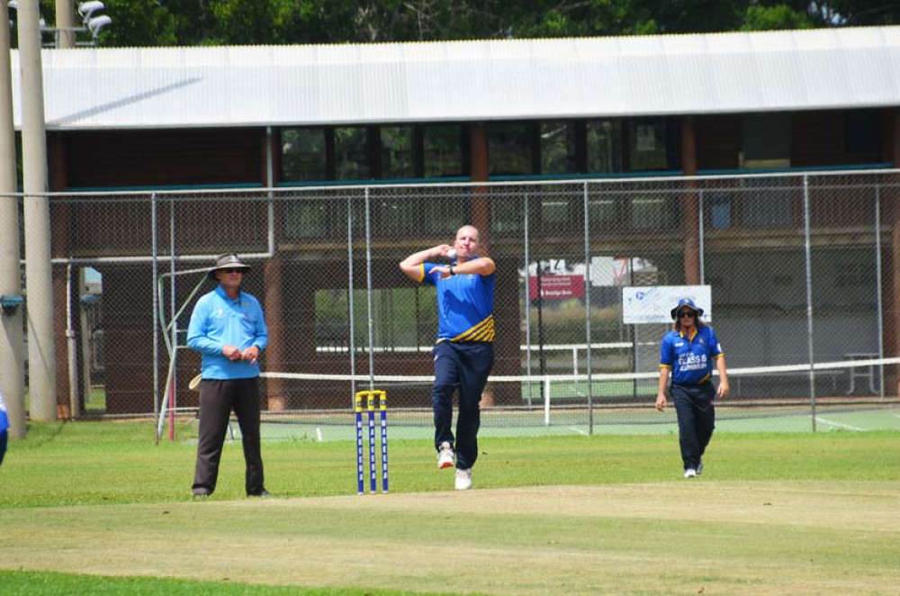 Mareeba Bandits’ Grant Hanlon in their win against the Rovers on Saturday.