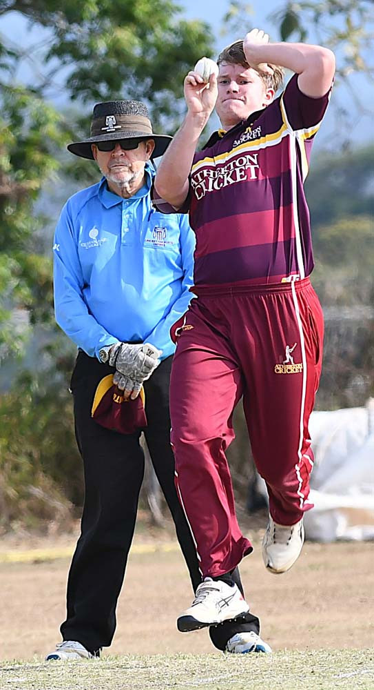 Atherton’s Angus Vikionkorpi took three wickets in their win against the Mareeba Bandits.