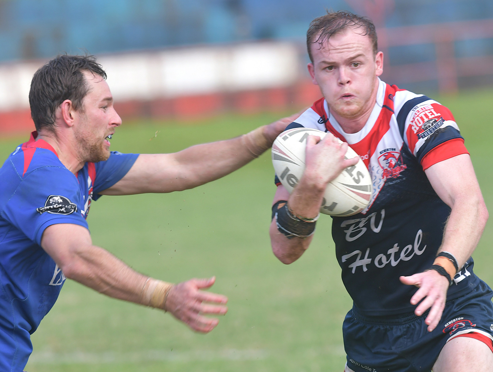 Roosters centre Brad Hammond went over for a four-pointer in their close win against the Ivanhoe Knights.