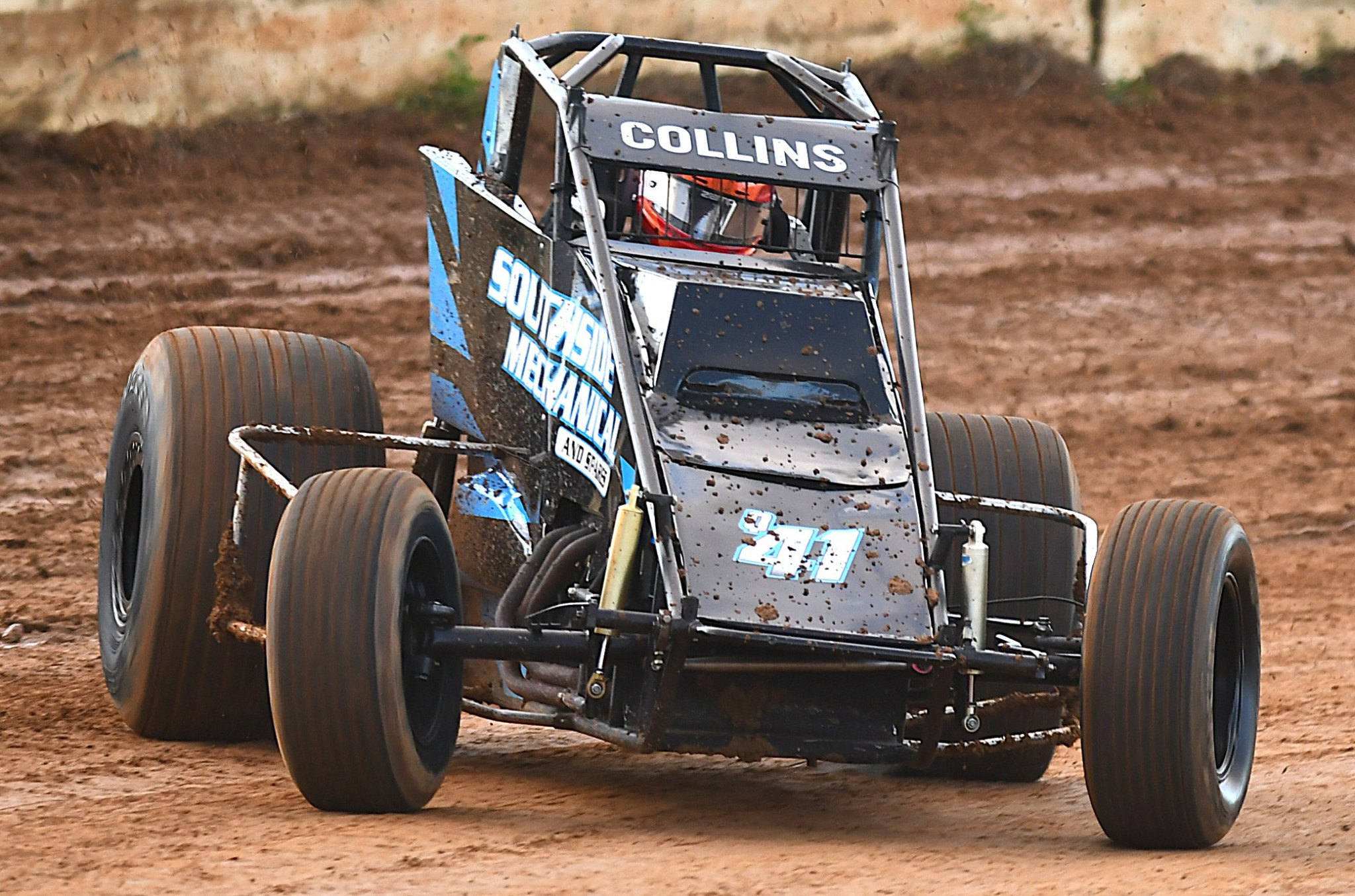 Wingless Sprintcars David Collins.