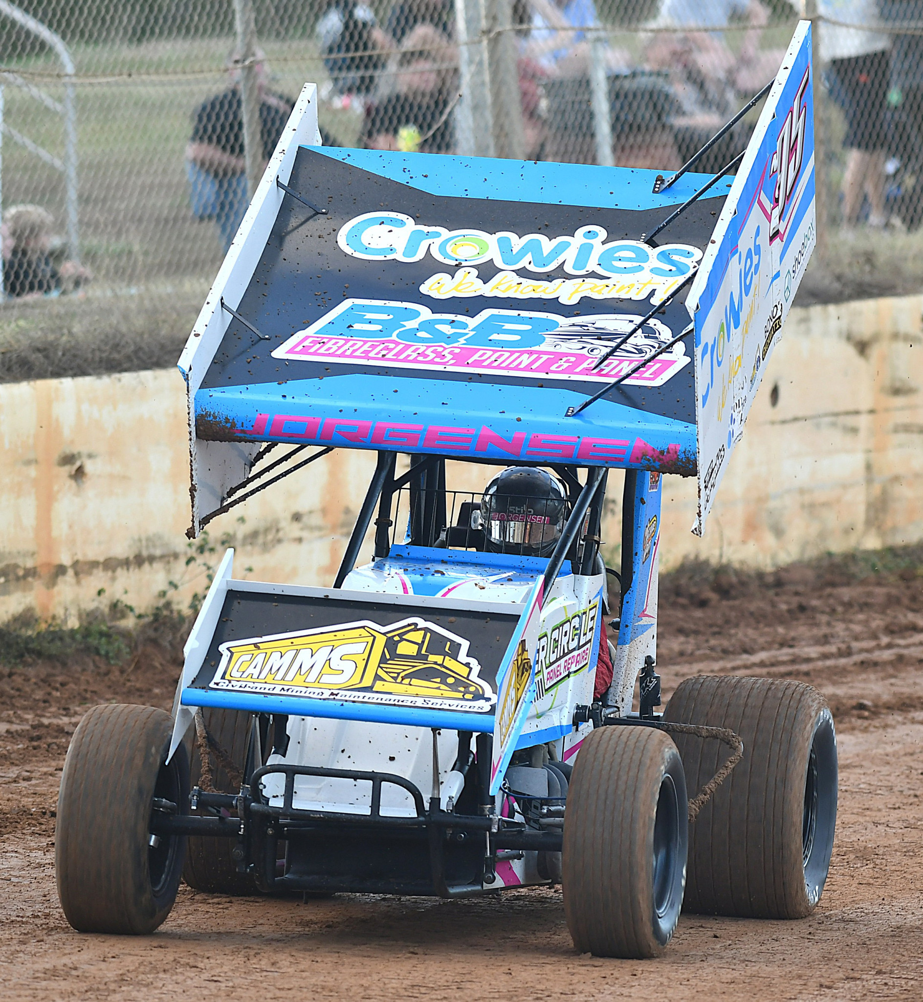 Pro Sprintcars Mark Jorgensen.