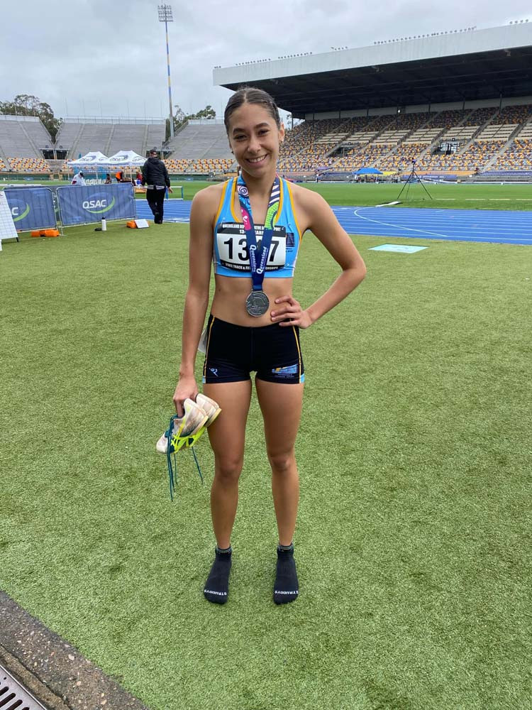 Paige Grose placed second in the 800m and fourth in the 1500m races at the State Championships.