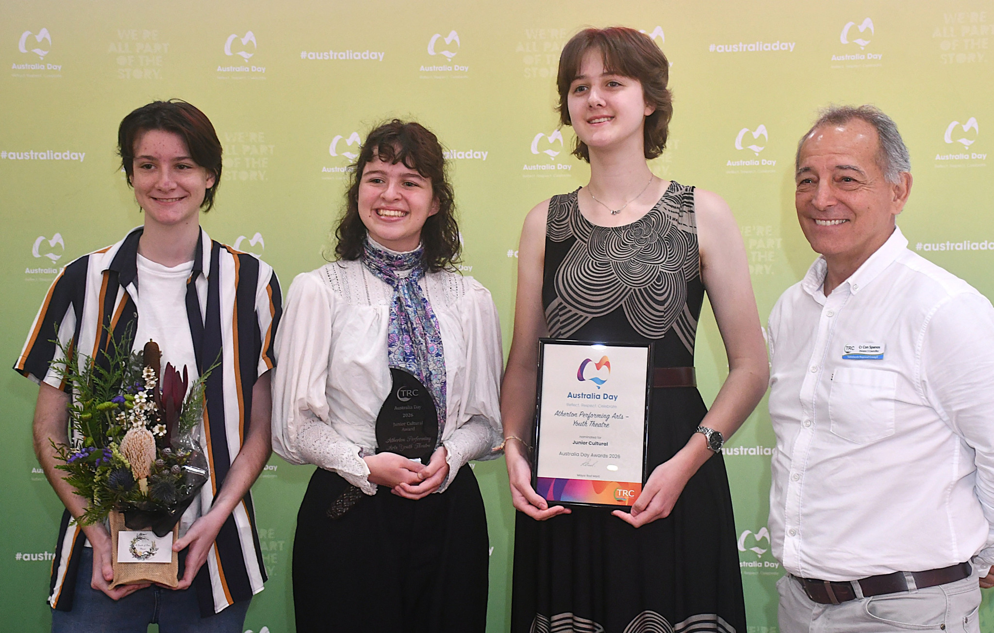 The Atherton Performing Arts Youth Theatre group’s production of Disney’s “Newsies Junior” earned the group the Junior Cultural Award.